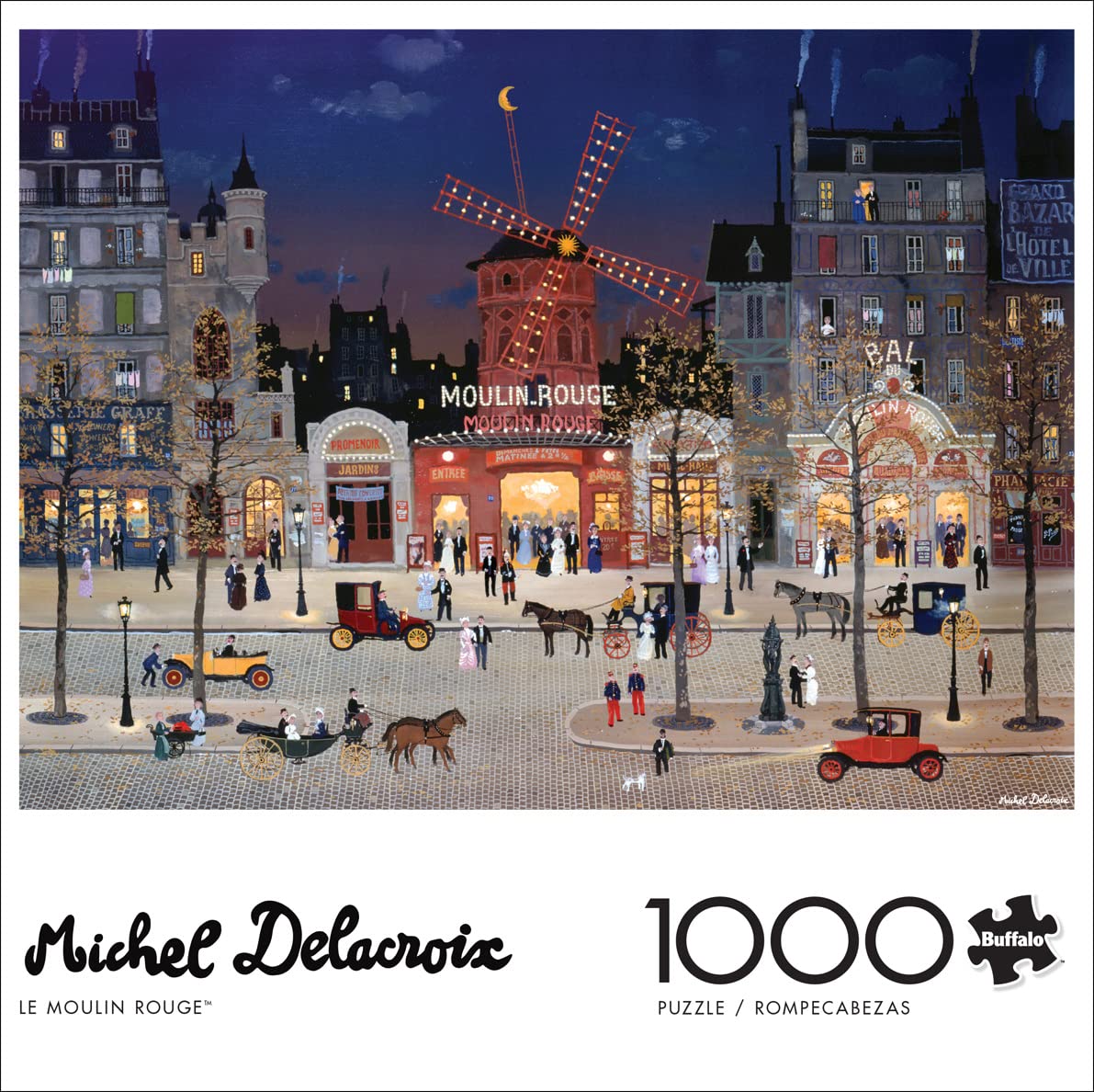 Foto 2 | Rompecabezas Buffalo Games Michel Delacroix Le Moulin Rouge - Venta Internacional.