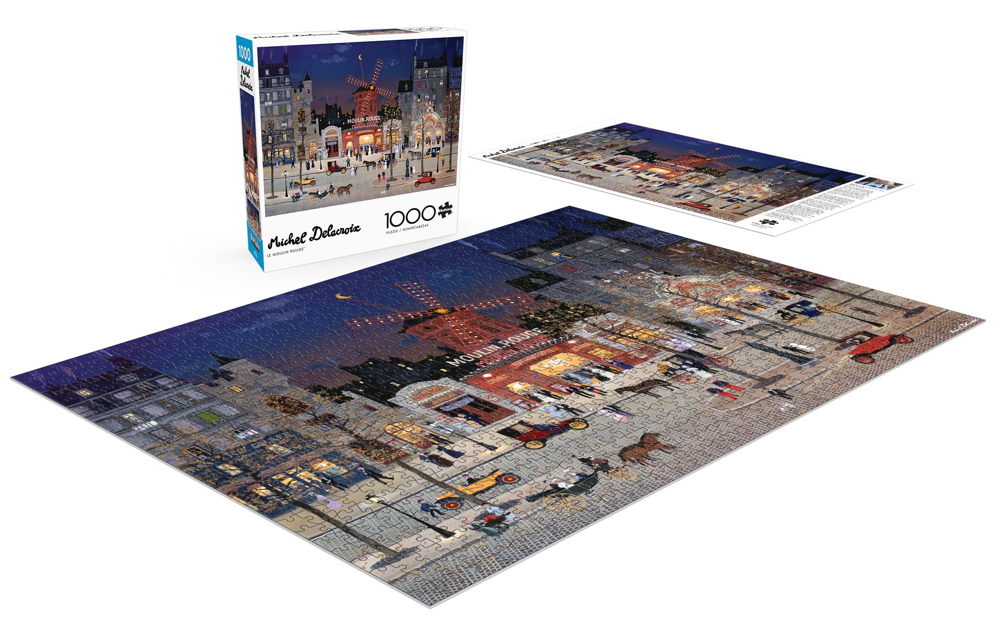 Foto 4 | Rompecabezas Buffalo Games Michel Delacroix Le Moulin Rouge - Venta Internacional.