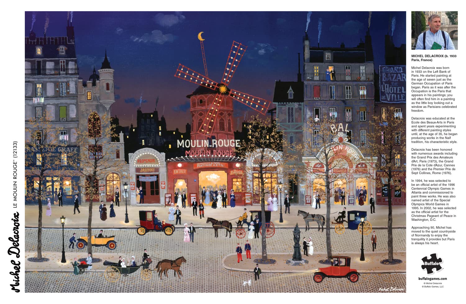 Foto 5 | Rompecabezas Buffalo Games Michel Delacroix Le Moulin Rouge - Venta Internacional.