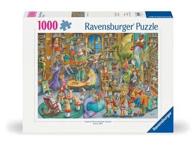 Foto 2 | Rompecabezas Ravensburger Midnight At The Library 1000 Piezas - Venta Internacional.