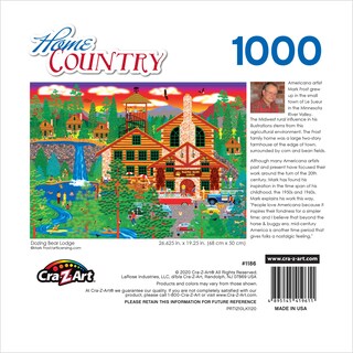 Foto 5 | Rompecabezas Cra-z-art Roseart Home Country Dozing Bear 1000 Unidades - Venta Internacional.