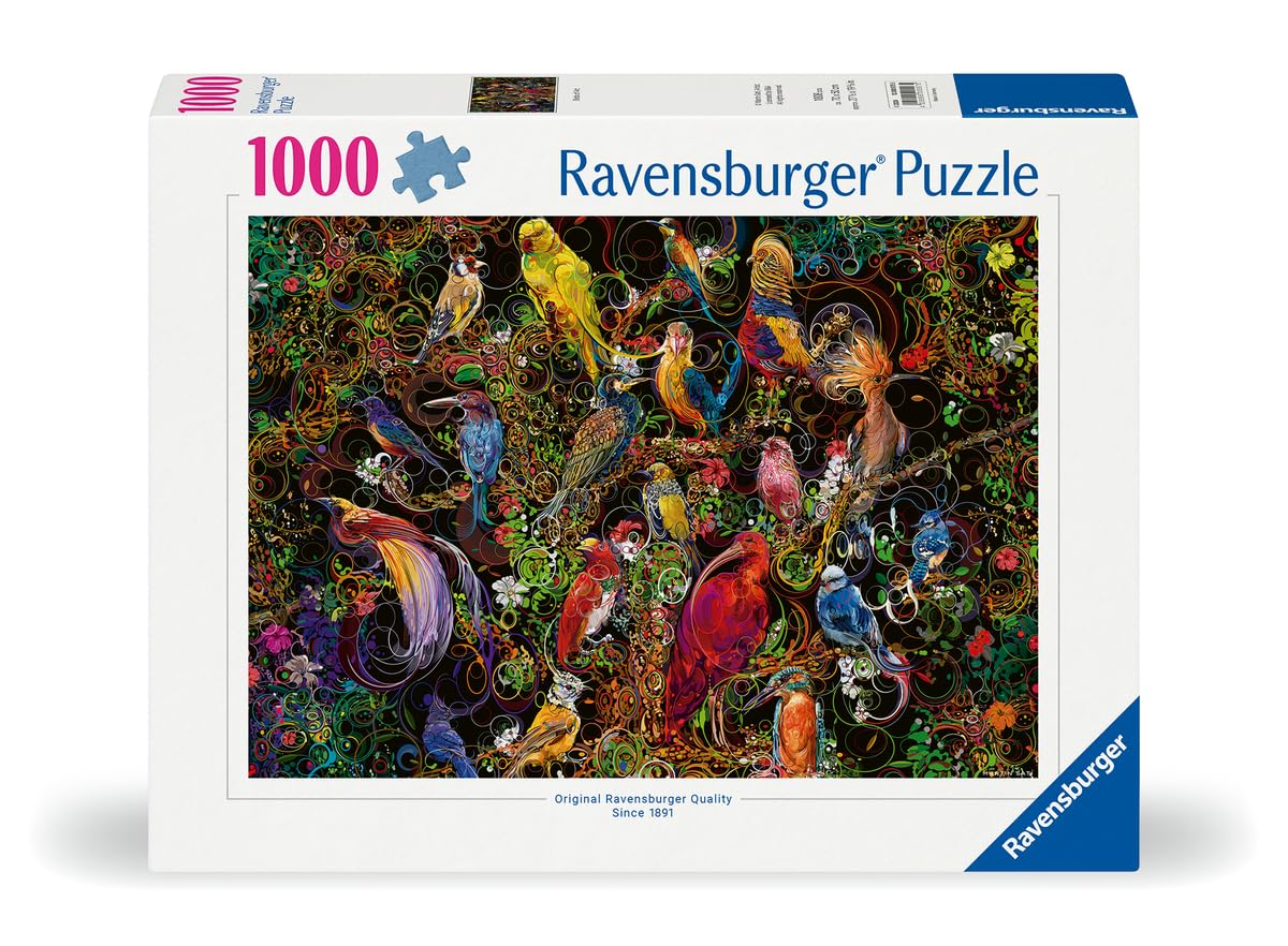 Foto 3 pulgar | Rompecabezas Ravensburger Birds Of Art 1000 Piezas - Venta Internacional.