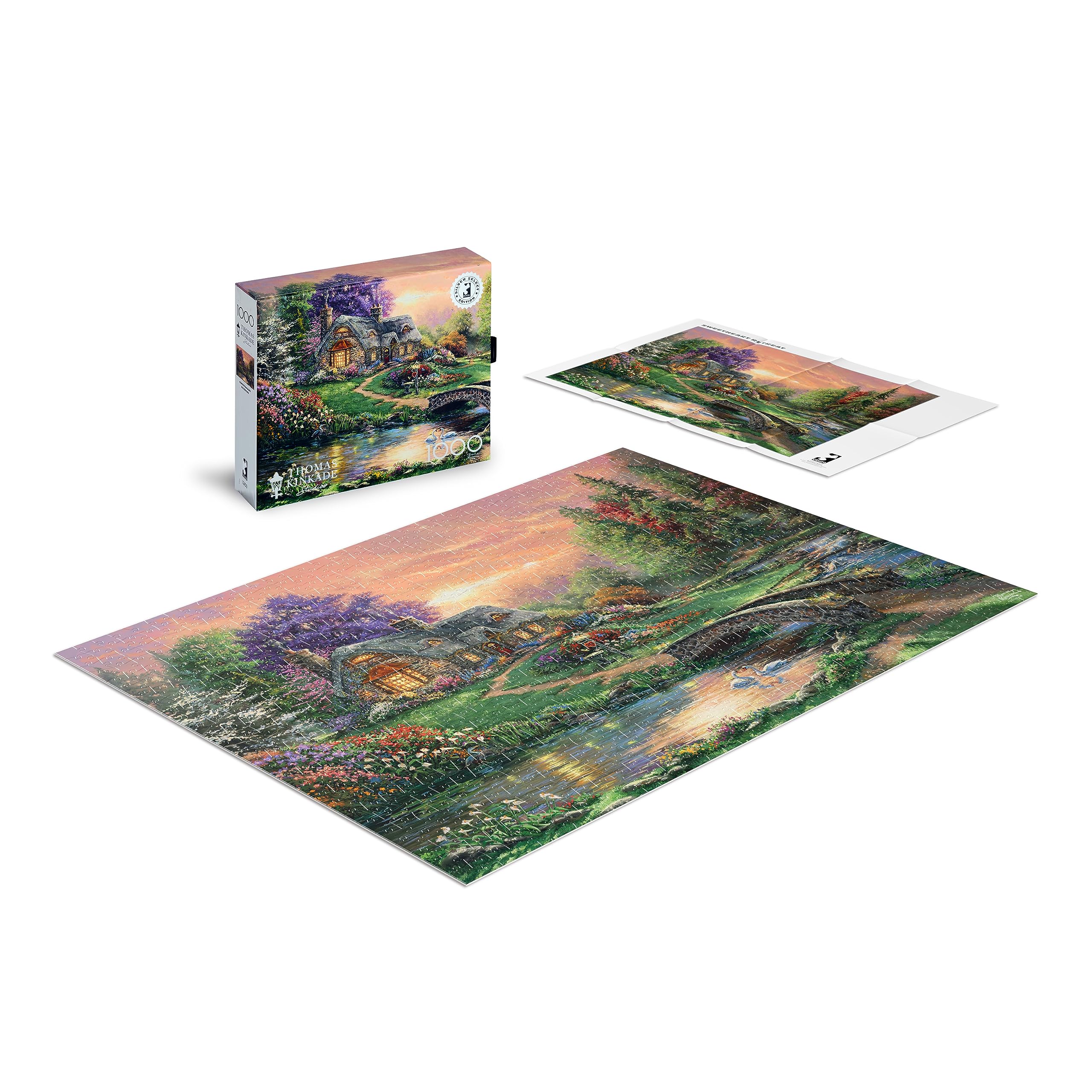 Foto 4 | Rompecabezas Ceaco Silver Select Thomas Kinkade 1000 Piezas - Venta Internacional.