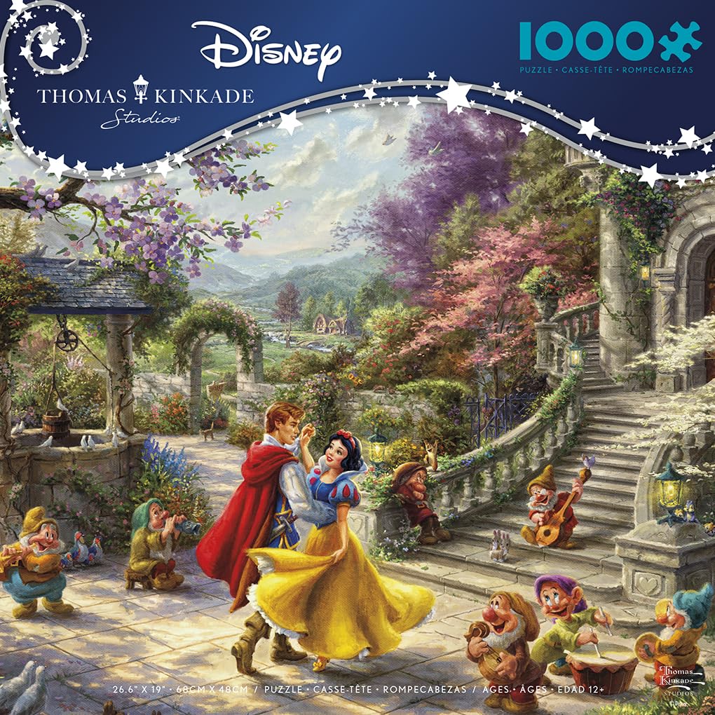 Foto 3 pulgar | Rompecabezas Ceaco Disney Thomas Kinkade Blancanieves 1000 Piezas - Venta Internacional.