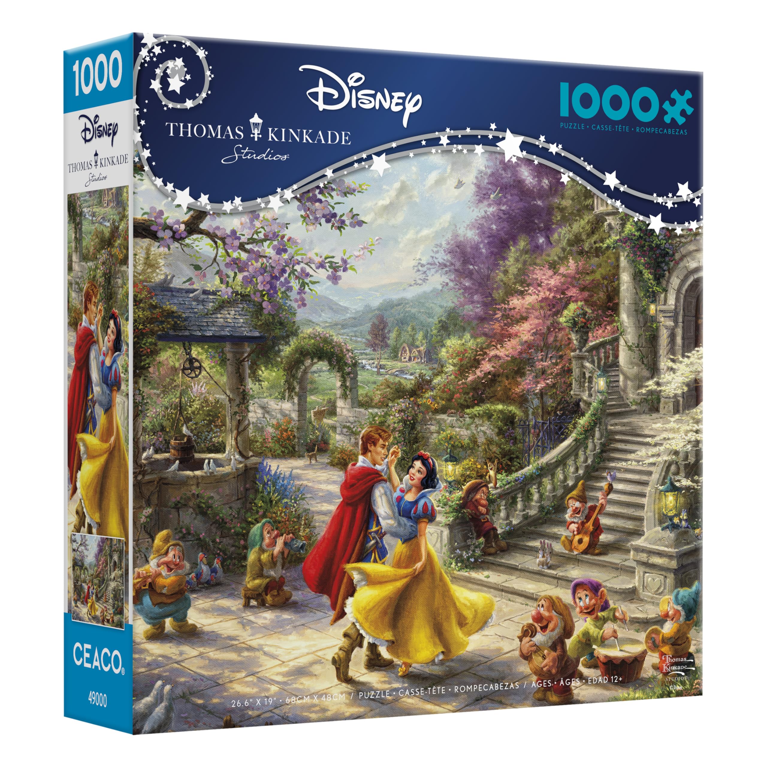 Foto 5 pulgar | Rompecabezas Ceaco Disney Thomas Kinkade Blancanieves 1000 Piezas - Venta Internacional.