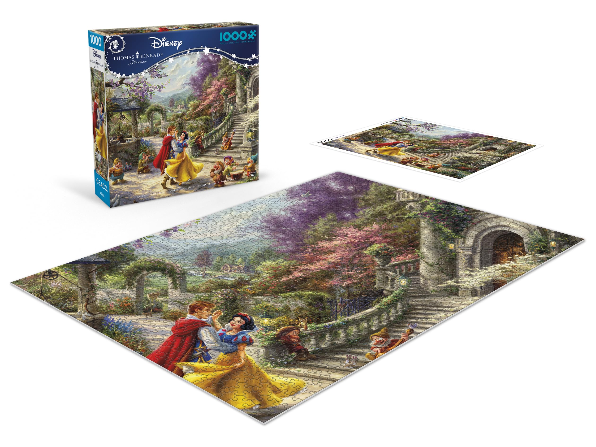 Foto 6 pulgar | Rompecabezas Ceaco Disney Thomas Kinkade Blancanieves 1000 Piezas - Venta Internacional.