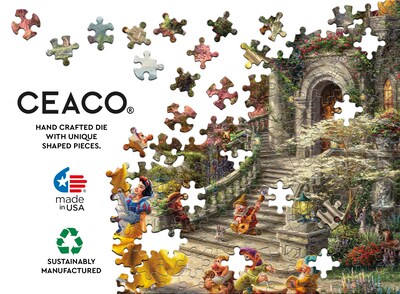 Foto 6 | Rompecabezas Ceaco Disney Thomas Kinkade Blancanieves 1000 Piezas - Venta Internacional.