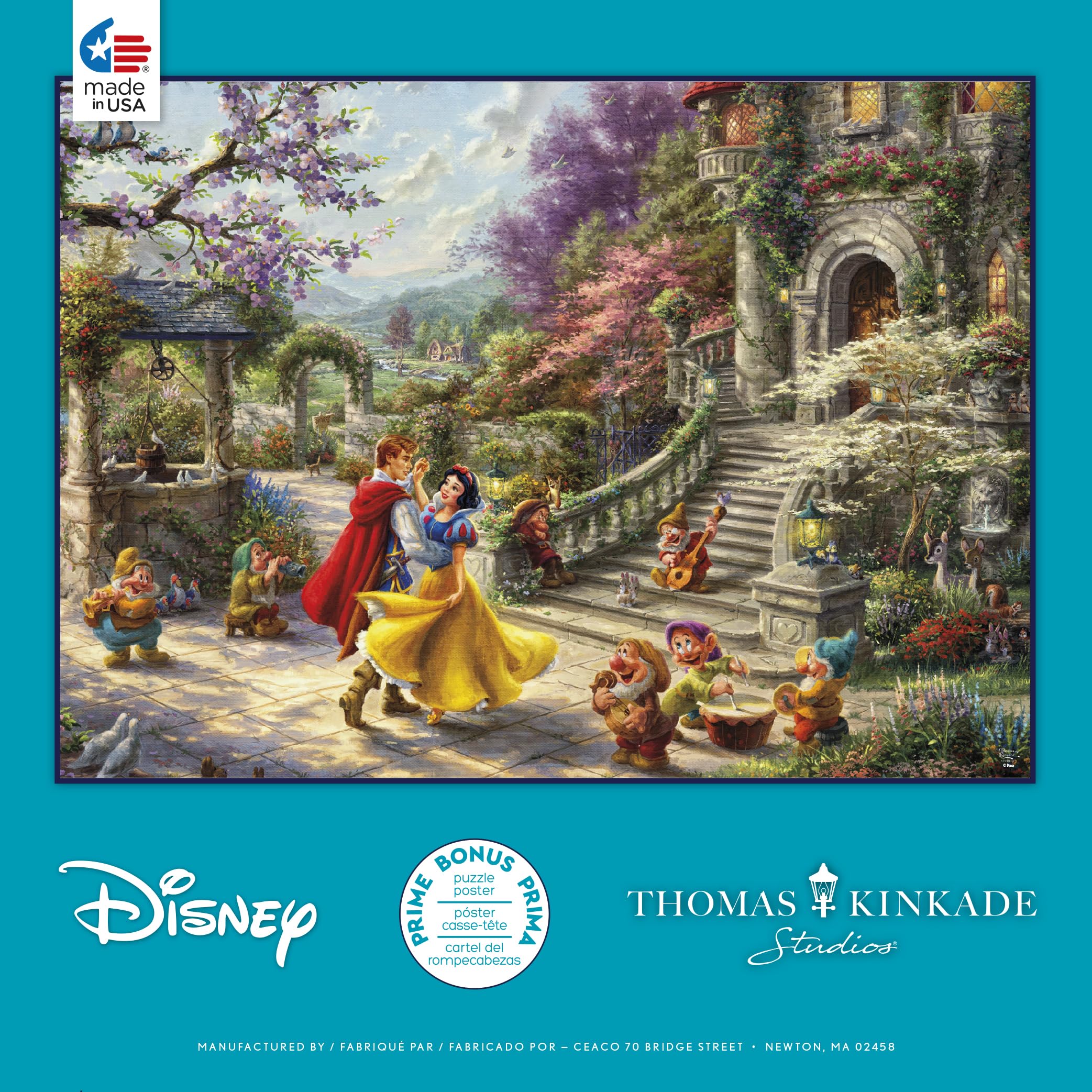 Foto 8 pulgar | Rompecabezas Ceaco Disney Thomas Kinkade Blancanieves 1000 Piezas - Venta Internacional.