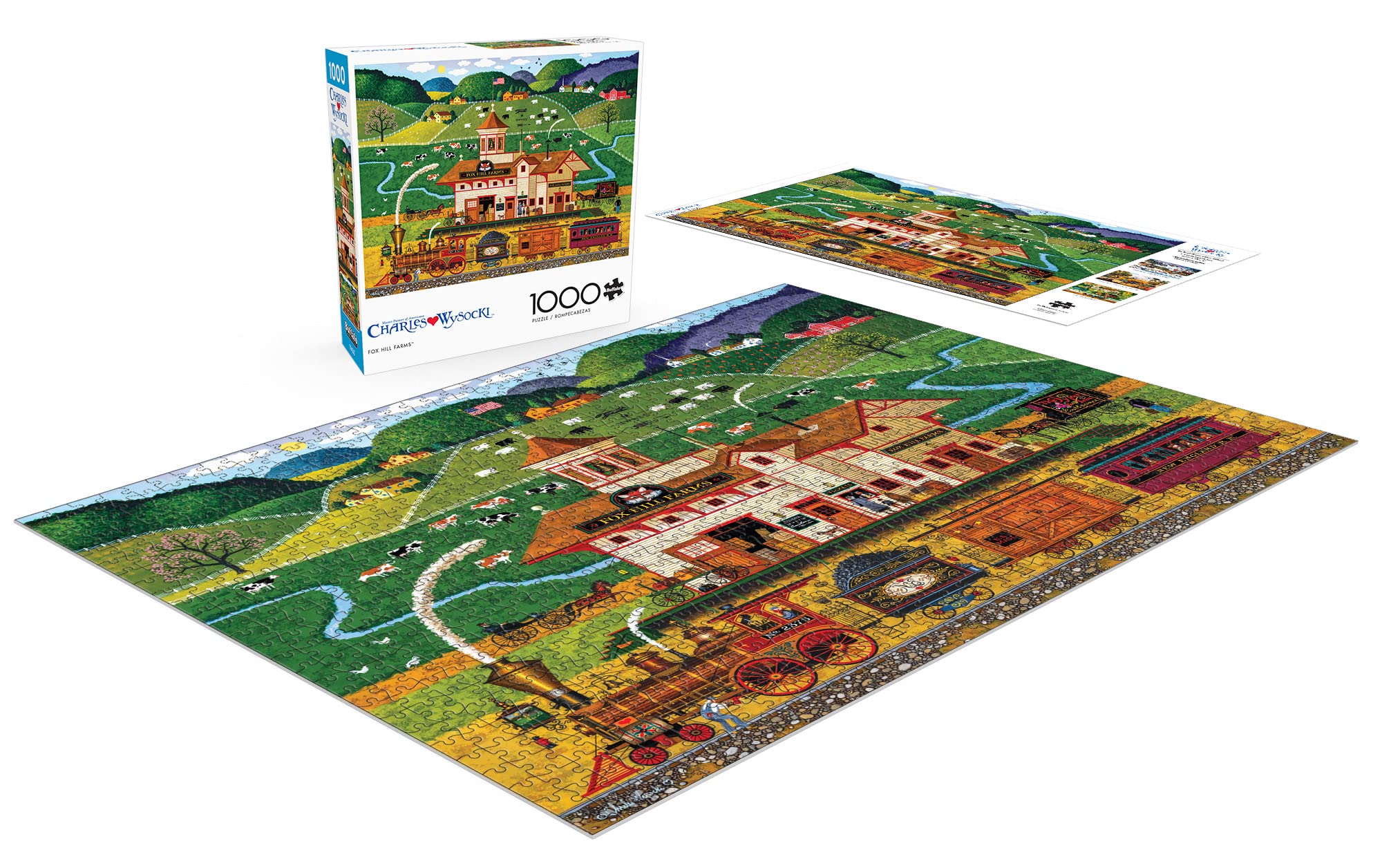 Foto 5 pulgar | Rompecabezas Buffalo Games Charles Wysocki Fox Hill Farms - Venta Internacional.