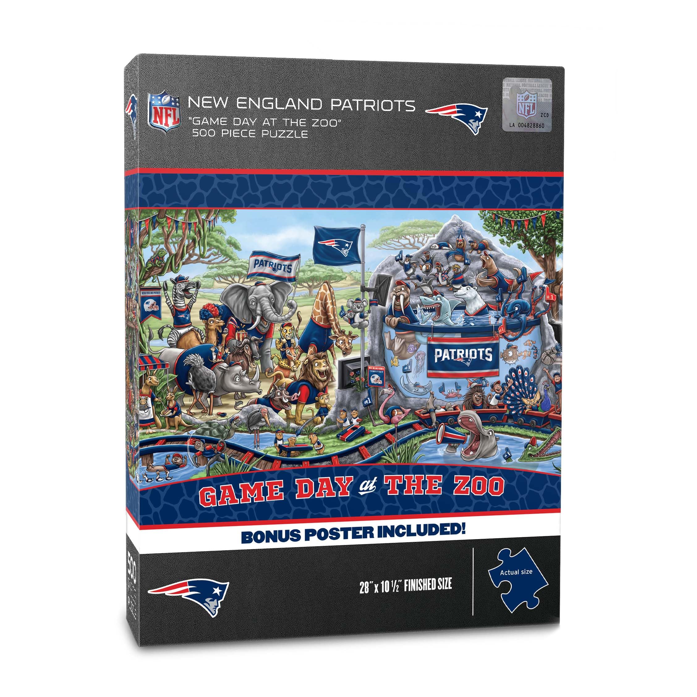 Foto 1 | Puzzle Youthefan: Día Del Partido De Los New England Patriots De La Nfl En El Zoológico - Venta Internacional.