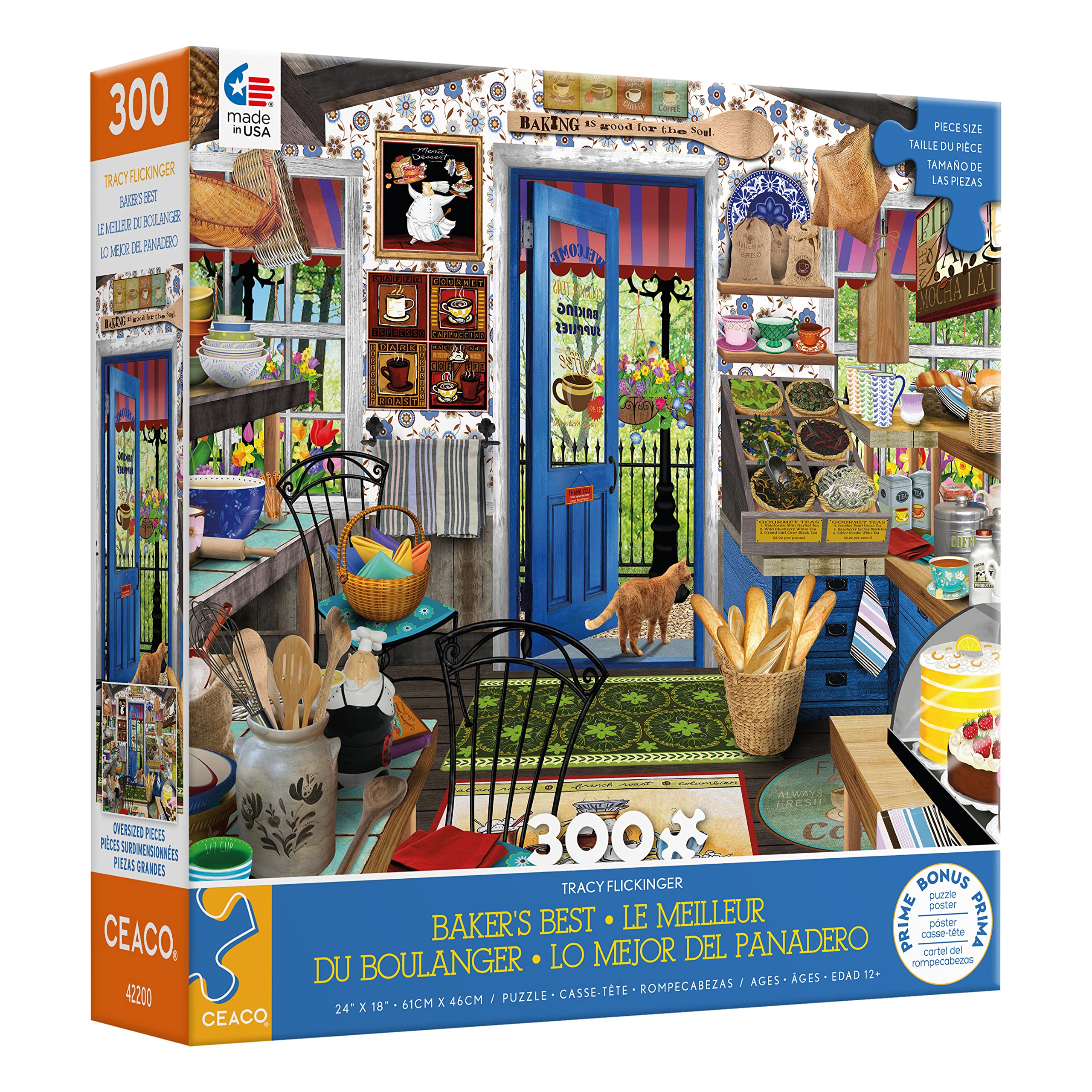 Foto 3 | Rompecabezas Ceaco Tracy Flickinger Baker's Best 300 Piezas - Venta Internacional.