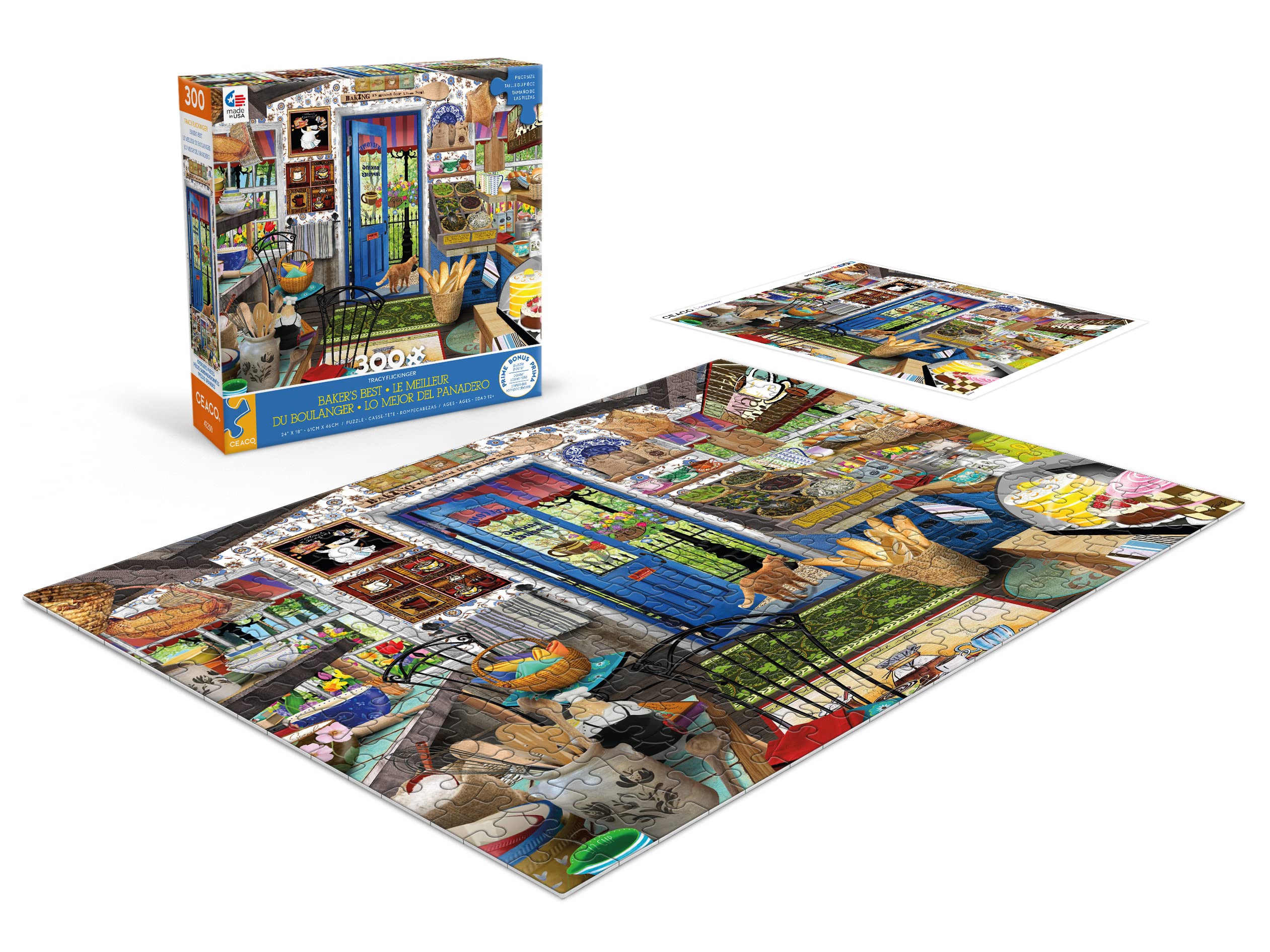 Foto 4 | Rompecabezas Ceaco Tracy Flickinger Baker's Best 300 Piezas - Venta Internacional.