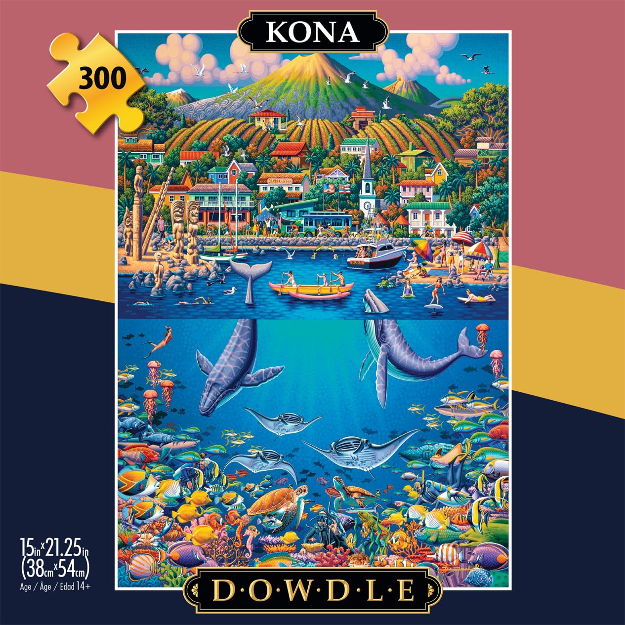 Foto 2 | Rompecabezas Buffalo Games Dowdle Kona 300 Piezas - Venta Internacional.