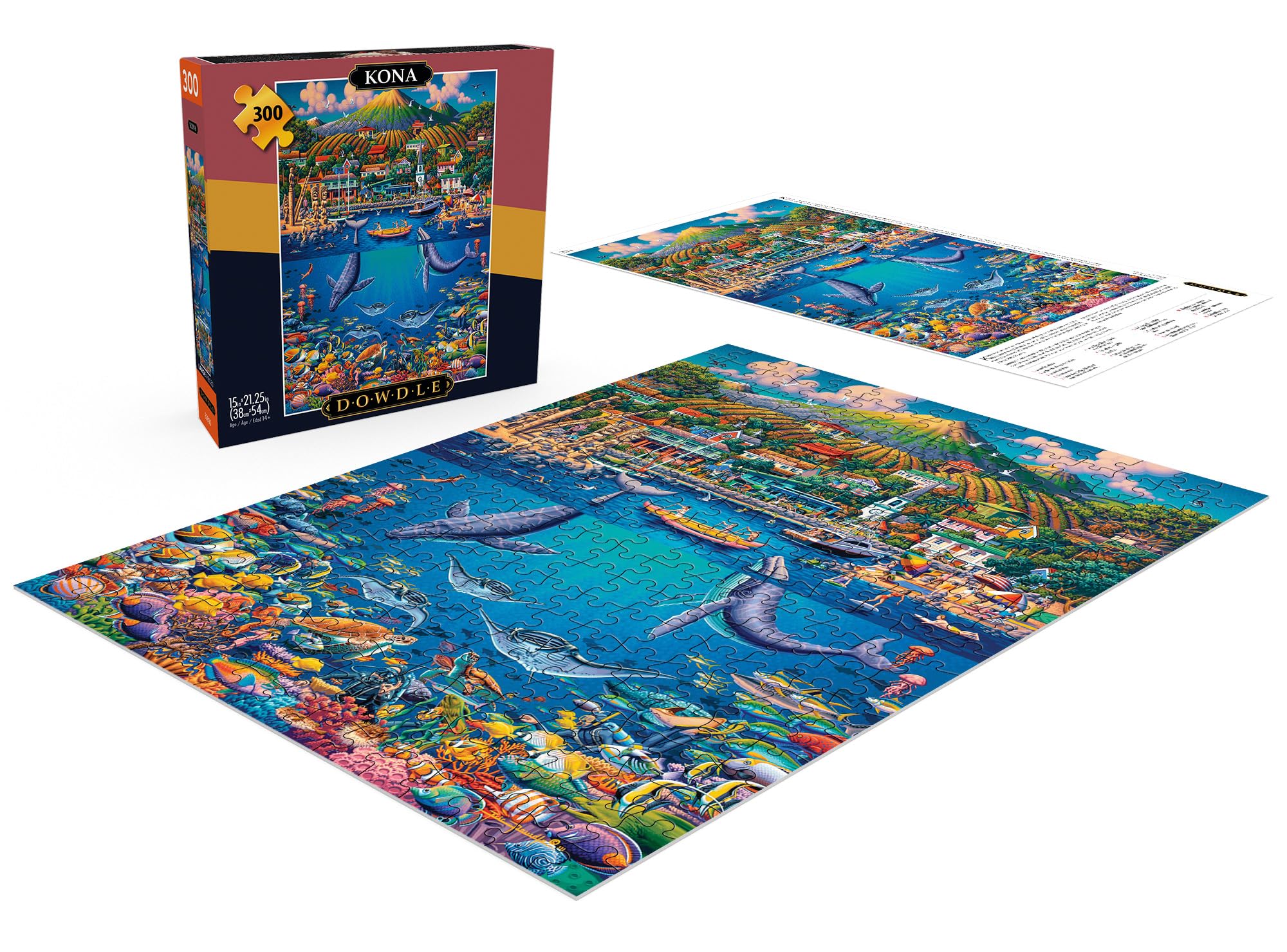 Foto 4 | Rompecabezas Buffalo Games Dowdle Kona 300 Piezas - Venta Internacional.