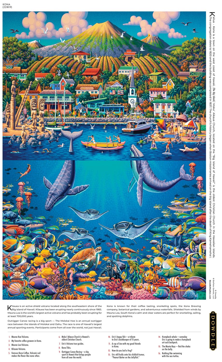 Foto 5 | Rompecabezas Buffalo Games Dowdle Kona 300 Piezas - Venta Internacional.
