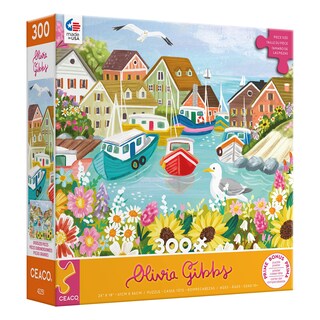 Foto 3 | Rompecabezas Ceaco Olivia Gibbs Sea Town Harbor 300 Piezas - Venta Internacional.