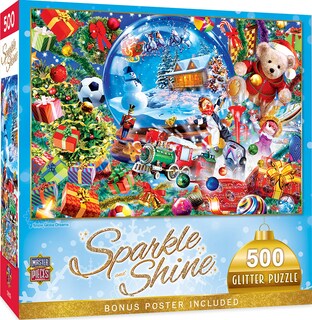 Foto 1 | Rompecabezas Masterpieces Snow Globe Dreams, 500 Piezas - Venta Internacional.