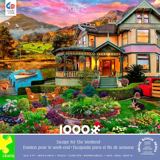 Foto 2 | Rompecabezas Ceaco David Maclean Escape For The Weekend, 1000 Piezas - Venta Internacional.