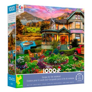 Foto 3 | Rompecabezas Ceaco David Maclean Escape For The Weekend, 1000 Piezas - Venta Internacional.
