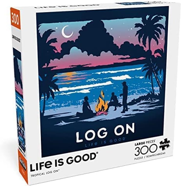 Foto 2 pulgar | Rompecabezas Buffalo Games Life Is Good Tropical Log On 300 Unidades - Venta Internacional.