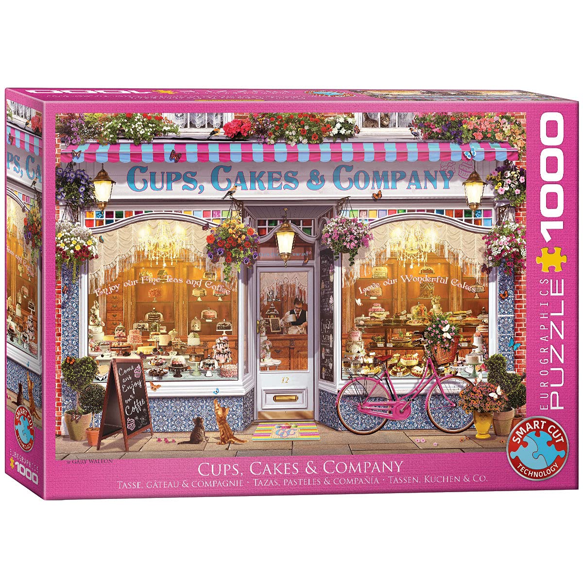 Puzzle Eurographics Cups, Cakes & Company De Garry Walton - Venta Internacional.