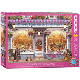 Foto 1 | Puzzle Eurographics Cups, Cakes & Company De Garry Walton - Venta Internacional.