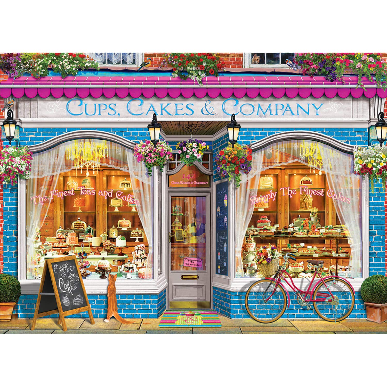 Foto 2 | Puzzle Eurographics Cups, Cakes & Company De Garry Walton - Venta Internacional.