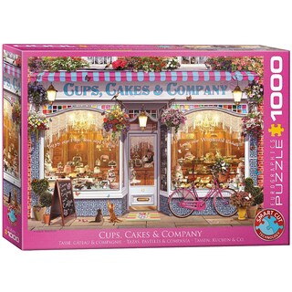 Foto 3 | Puzzle Eurographics Cups, Cakes & Company De Garry Walton - Venta Internacional.