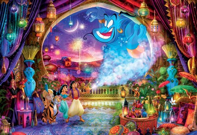 Foto 1 | Rompecabezas Ceaco Silver Select Disney Aladdin 2000 Piezas - Venta Internacional.