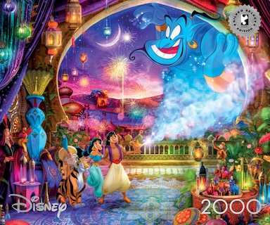 Foto 2 | Rompecabezas Ceaco Silver Select Disney Aladdin 2000 Piezas - Venta Internacional.