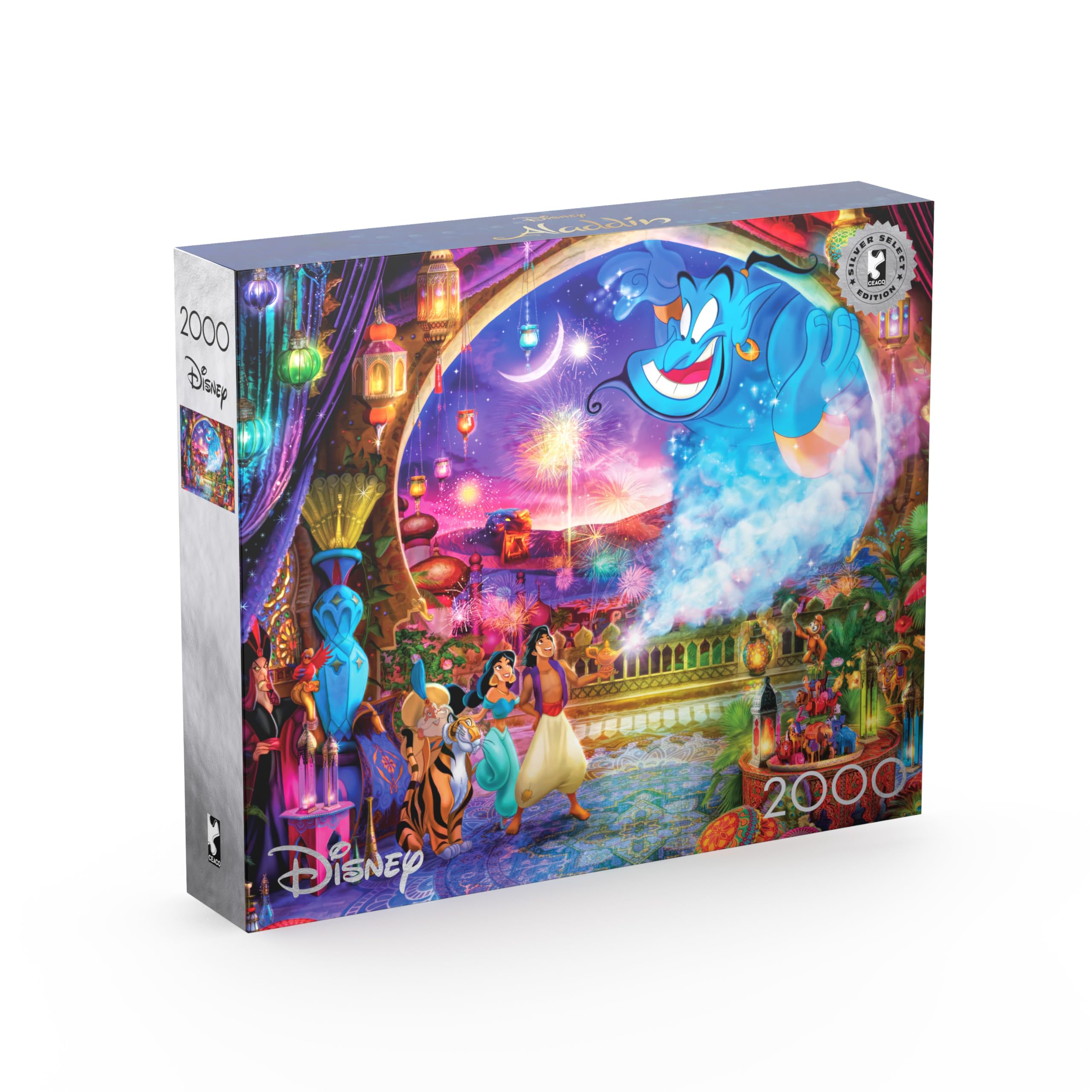 Foto 4 pulgar | Rompecabezas Ceaco Silver Select Disney Aladdin 2000 Piezas - Venta Internacional.