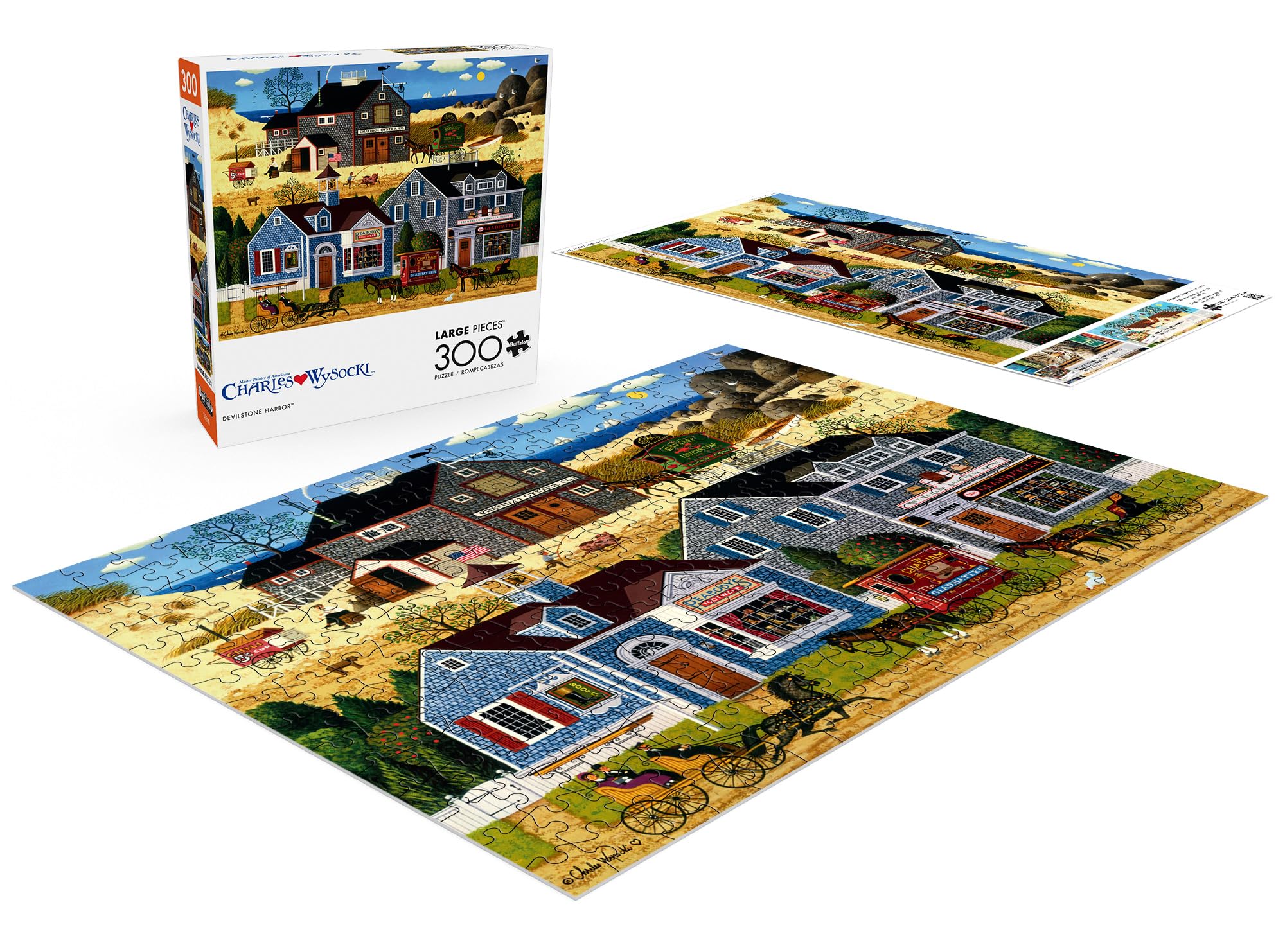 Foto 4 | Rompecabezas Buffalo Games Charles Wysocki Devilstone Harbor - Venta Internacional.