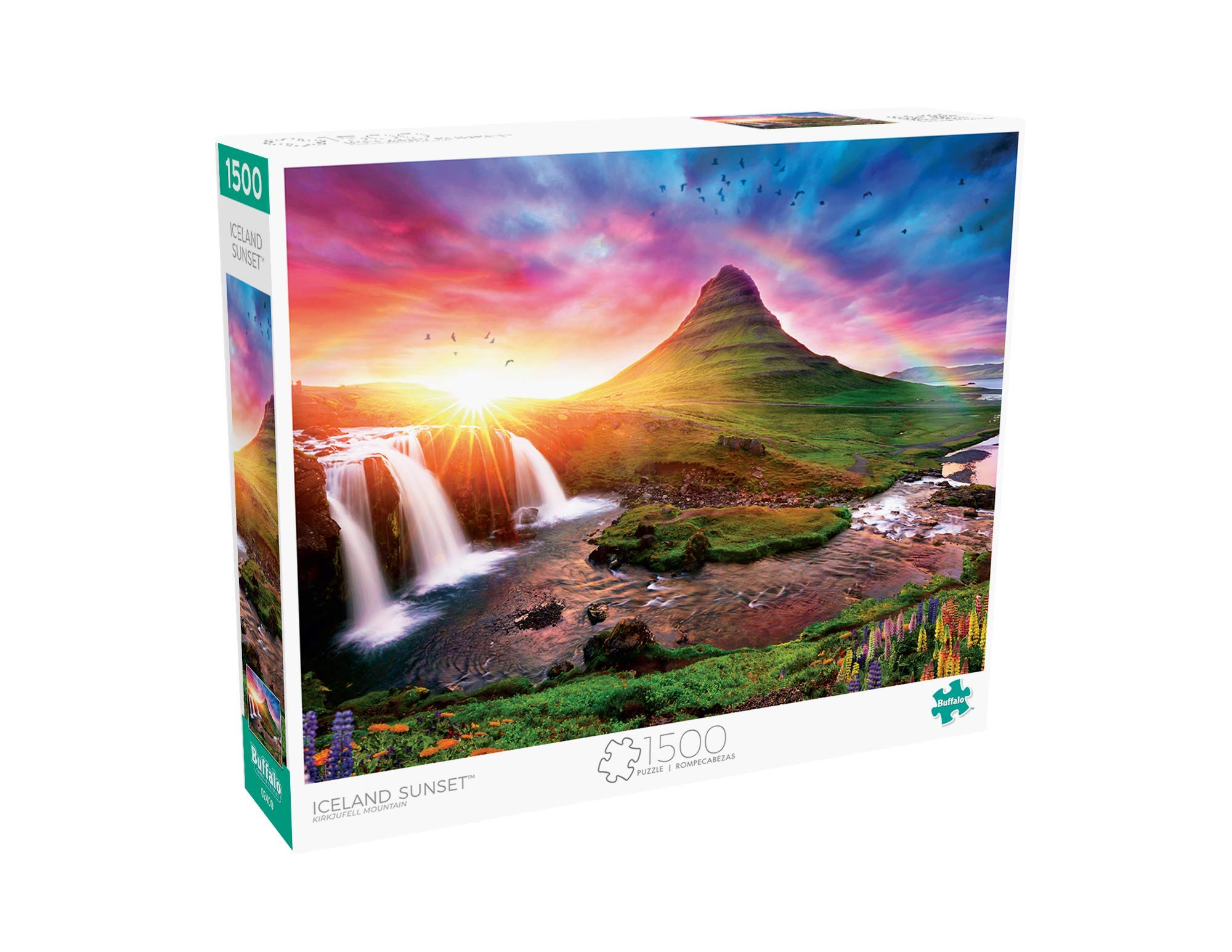 Foto 4 pulgar | Rompecabezas Buffalo Games Iceland Sunset 1500 Piezas - Venta Internacional.