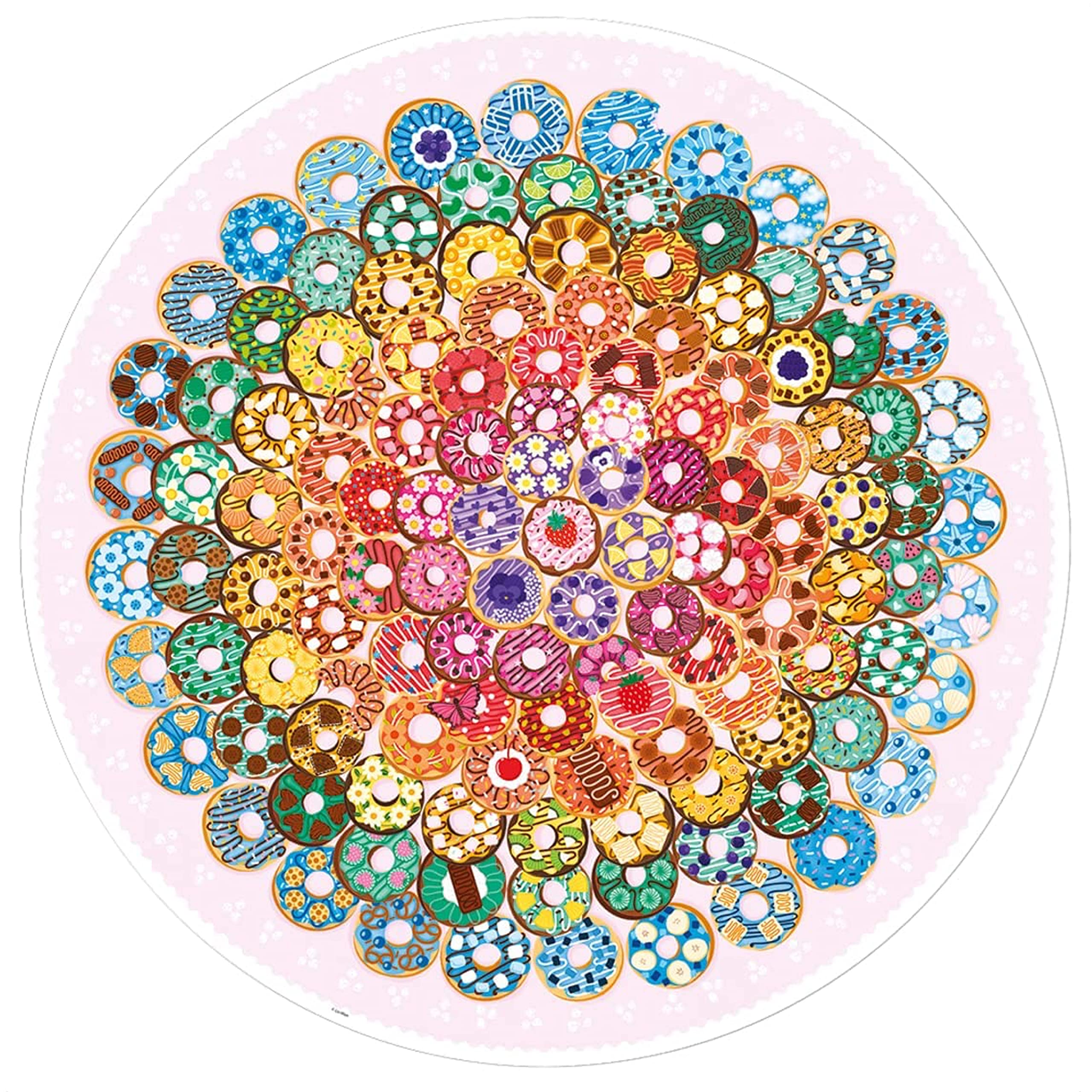 Foto 2 pulgar | Rompecabezas Ravensburger Circle Of Colors Donuts 500p - Venta Internacional.