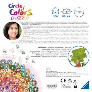 Foto 3 | Rompecabezas Ravensburger Circle Of Colors Donuts 500p - Venta Internacional.
