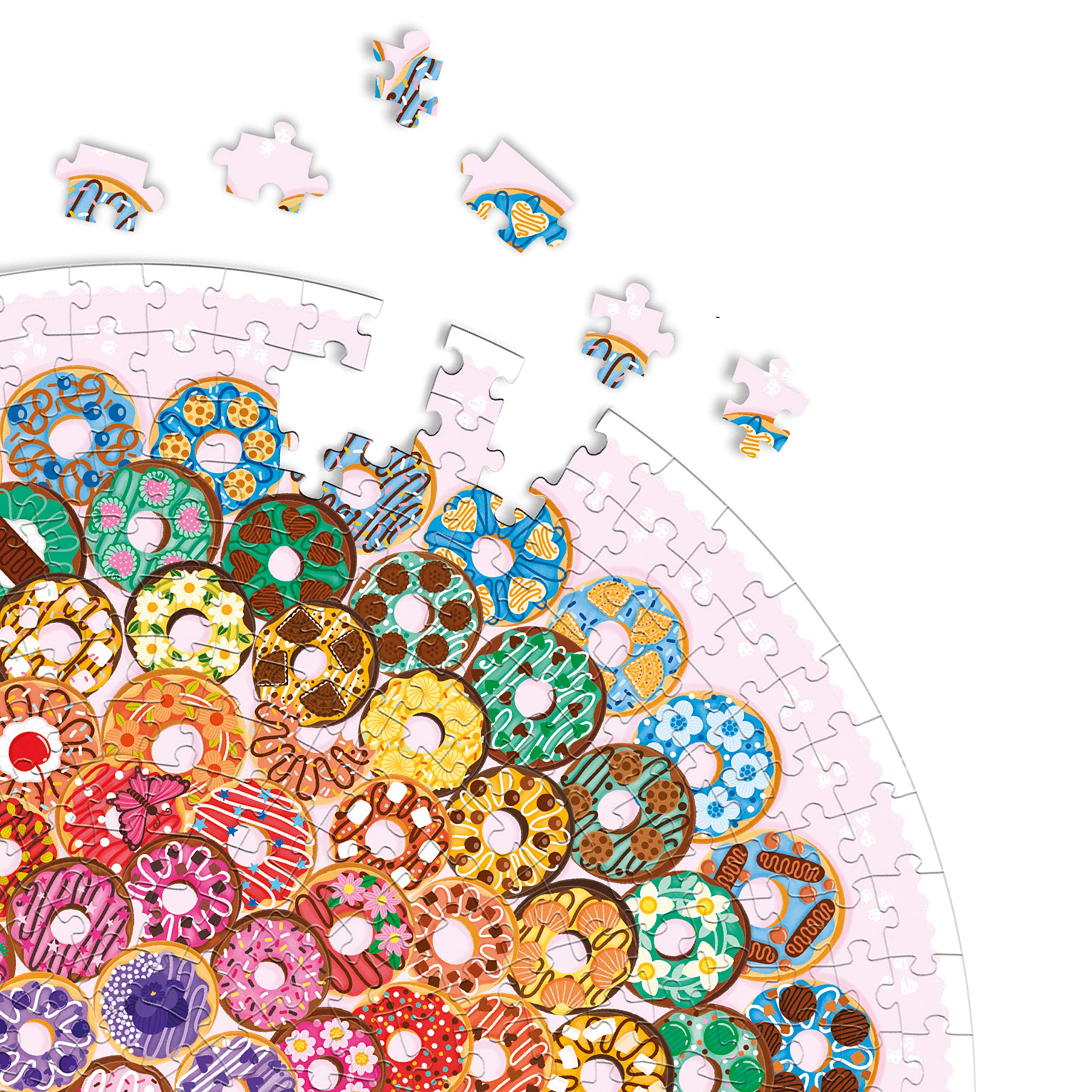 Foto 4 | Rompecabezas Ravensburger Circle Of Colors Donuts 500p - Venta Internacional.