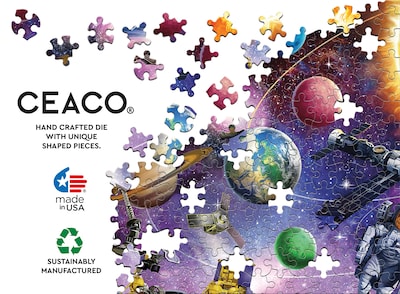 Foto 5 | Rompecabezas Ceaco Cosmos De 100 Piezas Con Póster - Venta Internacional.