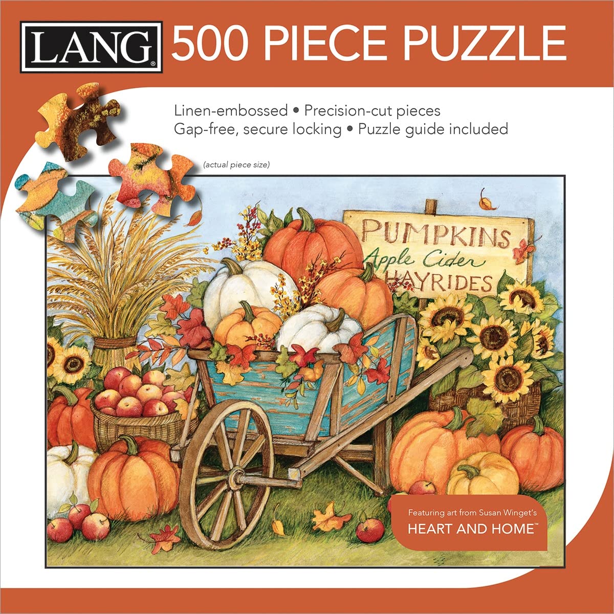 Foto 2 pulgar | Carretilla Puzzle Lang Wheelbarw Harvest De 500 Piezas - Venta Internacional.