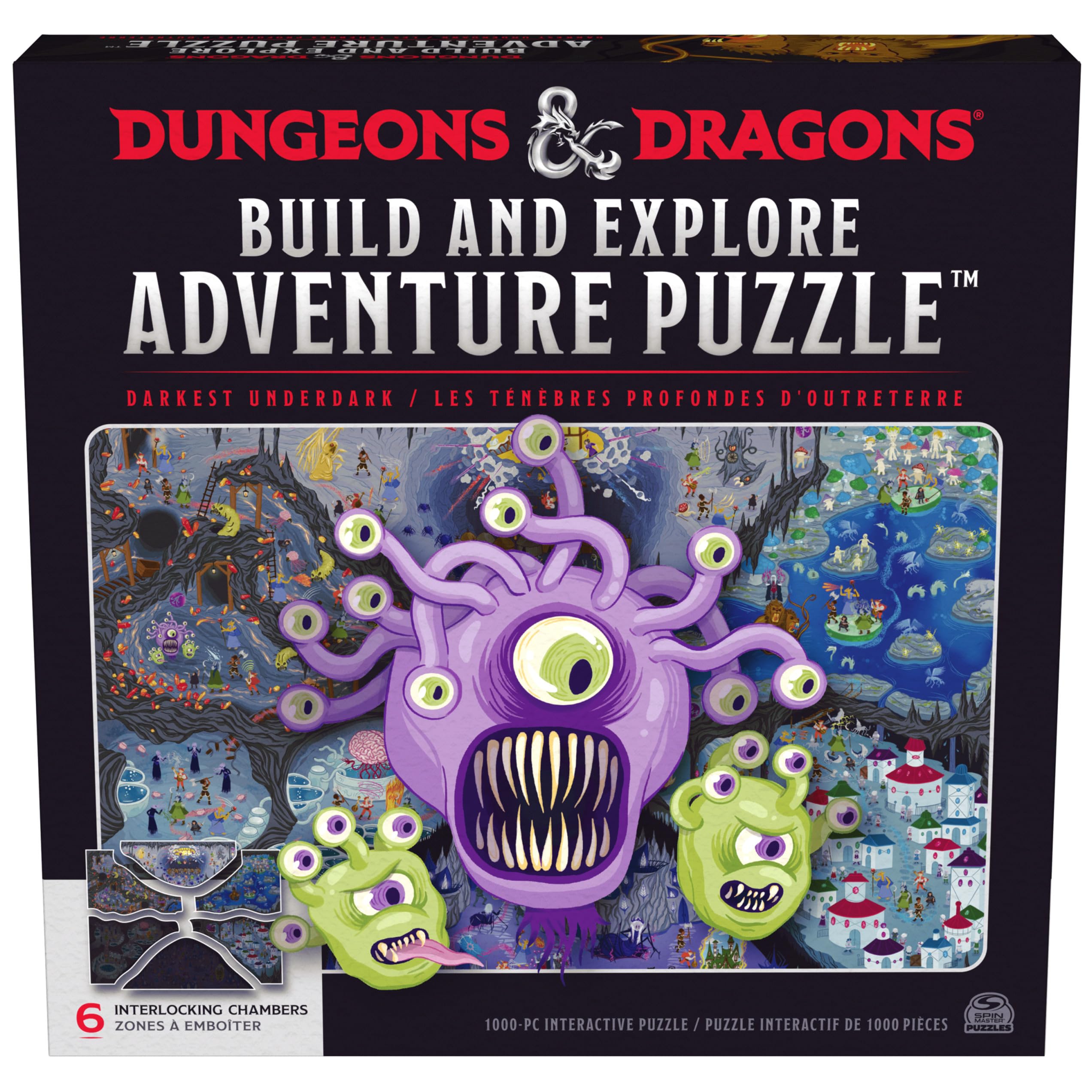 Puzzle Spin Master Games Dungeons & Dragons 1000 Piezas - Venta Internacional.