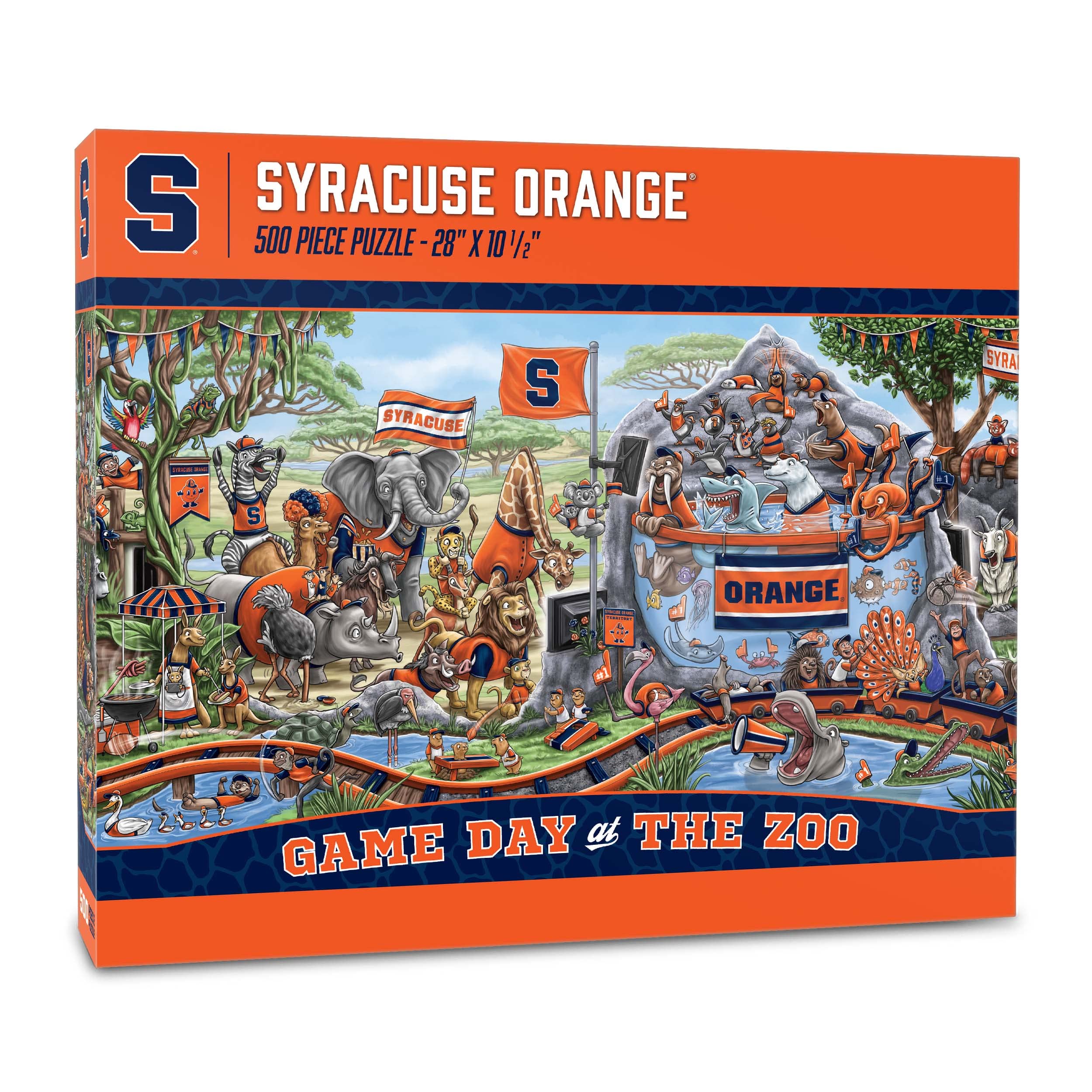 Foto 2 pulgar | Puzzle Youthefan Ncaa Syracuse Orange Game Day At The Zoo, 500 Unidades - Venta Internacional.