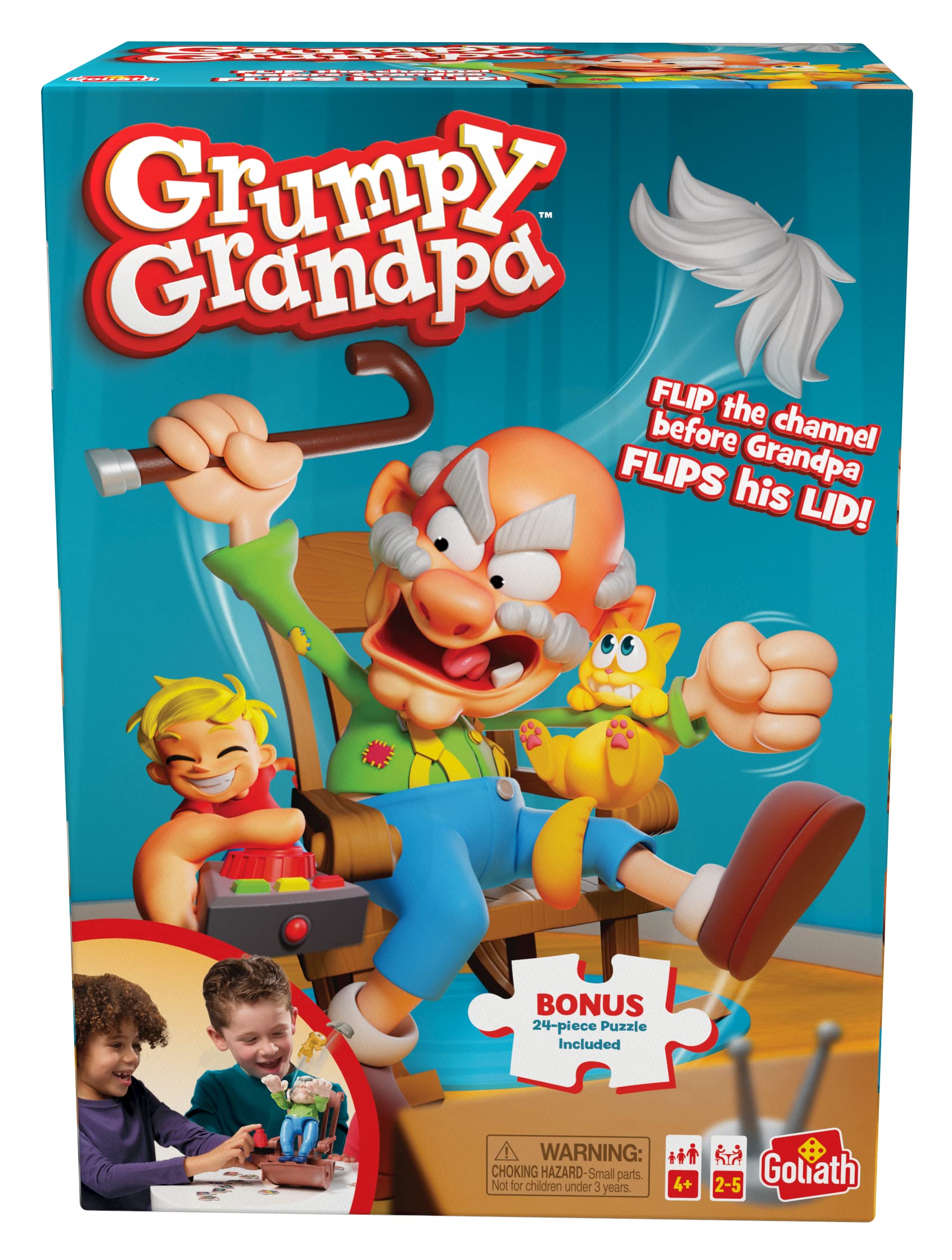 Foto 2 pulgar | Juego Goliath Grumpy Grandpa Flip The Channel Para Niños De 4 Años O Más De 2 A 5 Años - Venta Internacional.