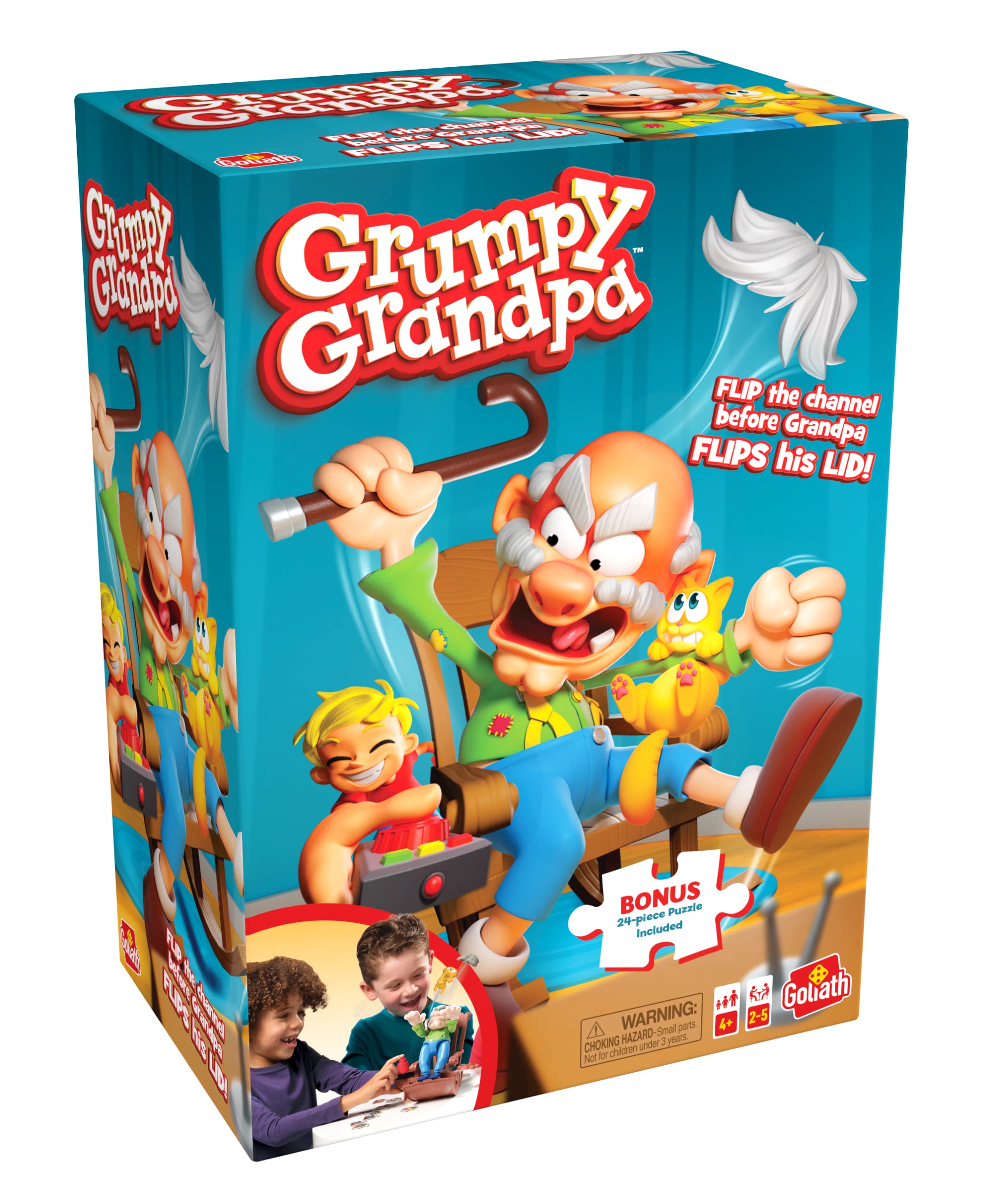 Foto 7 pulgar | Juego Goliath Grumpy Grandpa Flip The Channel Para Niños De 4 Años O Más De 2 A 5 Años - Venta Internacional.