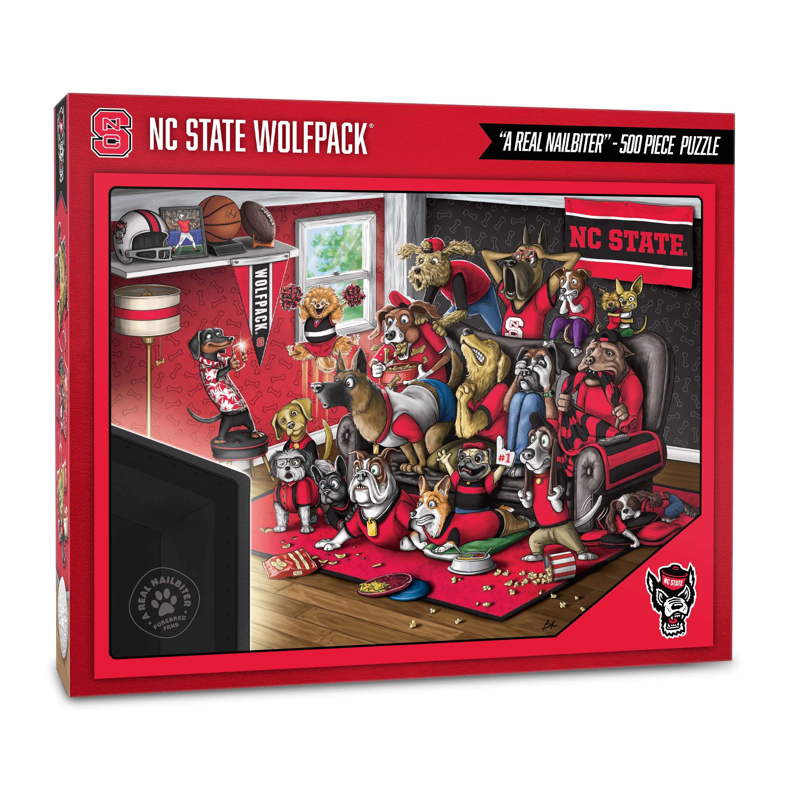 Foto 2 pulgar | Puzzle Youthefan Ncaa Nc State Wolfpack Purebred Fans 500 Unidades - Venta Internacional.