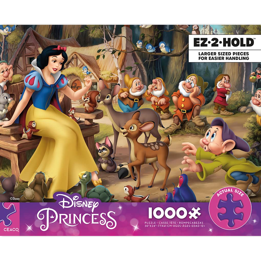 Foto 2 | Rompecabezas Ceaco Disney Princess Blancanieves 1000 Piezas - Venta Internacional.