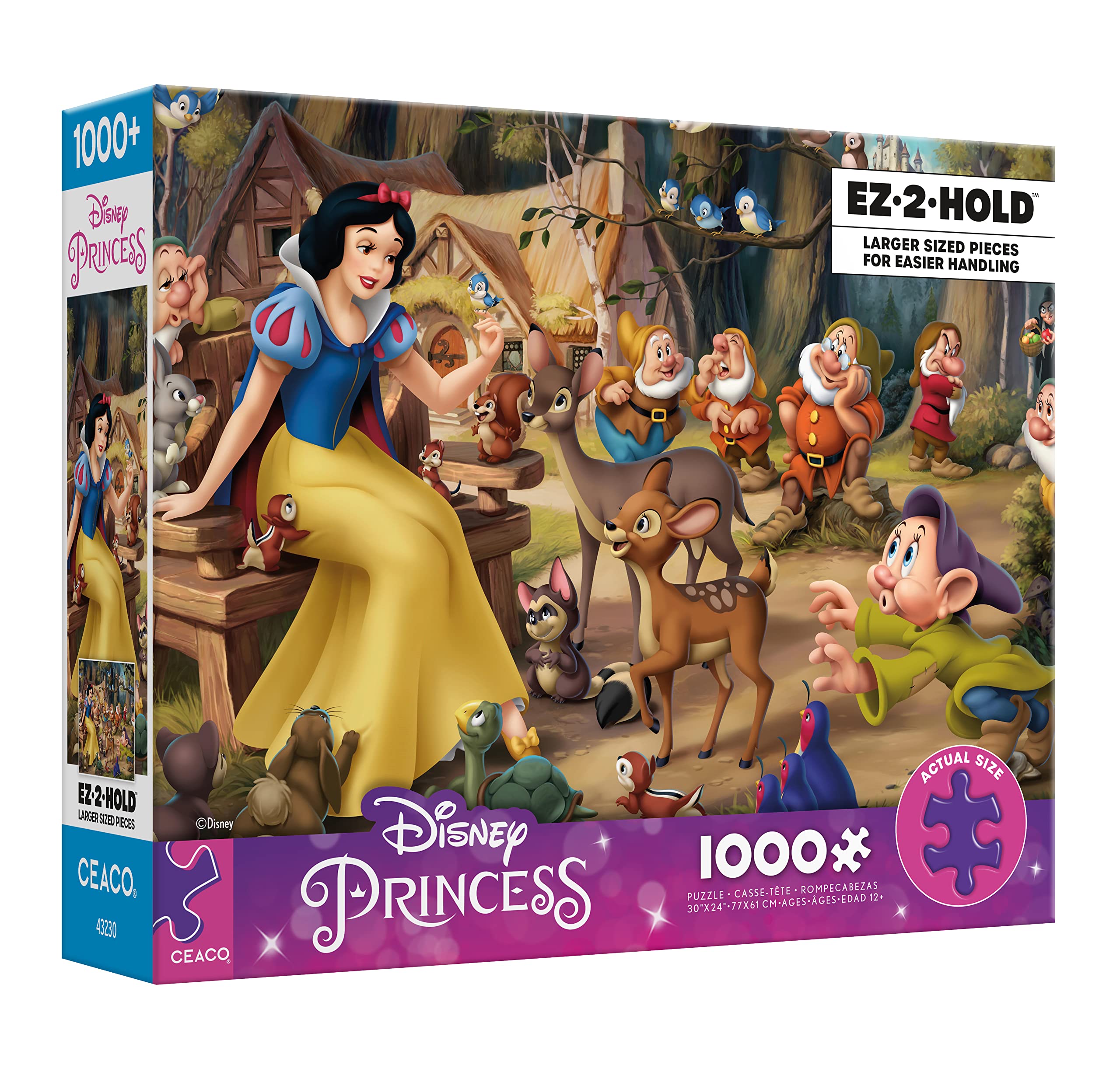 Foto 3 | Rompecabezas Ceaco Disney Princess Blancanieves 1000 Piezas - Venta Internacional.