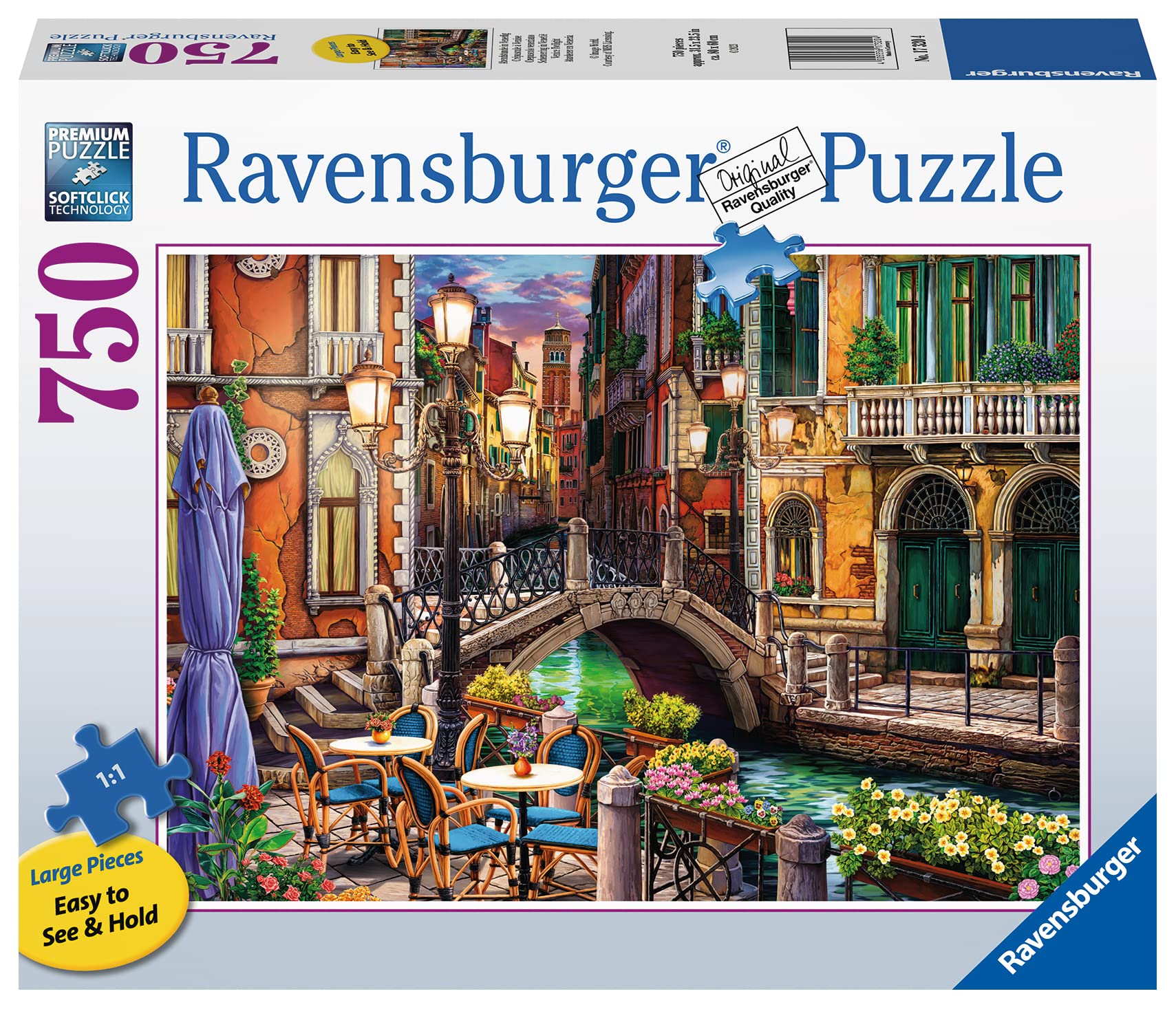 Foto 3 pulgar | Rompecabezas Ravensburger Venice Twilight 750 Piezas - Venta Internacional.