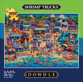 Foto 2 | Rompecabezas Buffalo Games Eric Dowdle Shrimp Trucks, 1000 Unidades - Venta Internacional.