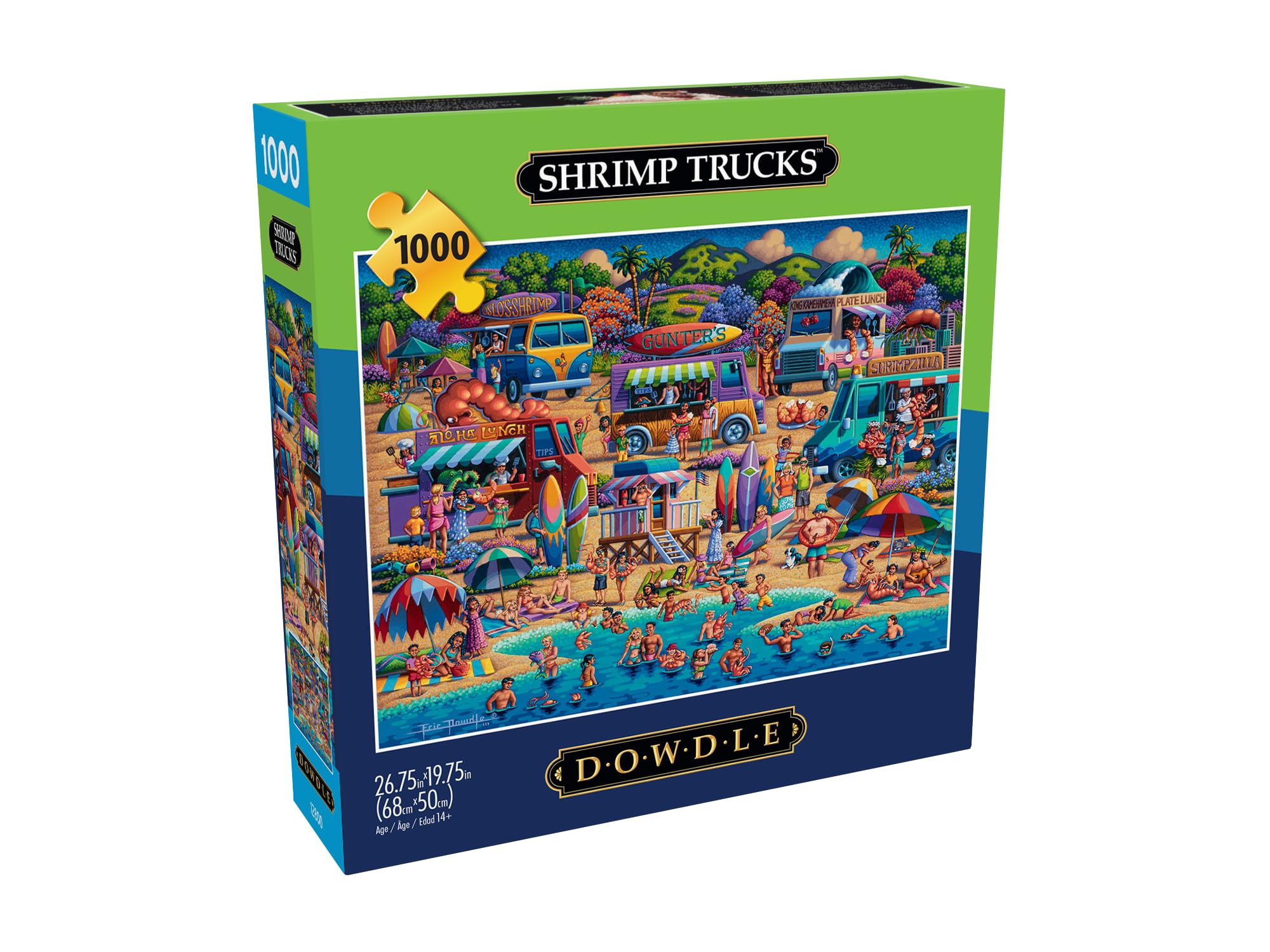 Foto 4 pulgar | Rompecabezas Buffalo Games Eric Dowdle Shrimp Trucks, 1000 Unidades - Venta Internacional.