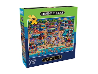 Foto 3 | Rompecabezas Buffalo Games Eric Dowdle Shrimp Trucks, 1000 Unidades - Venta Internacional.