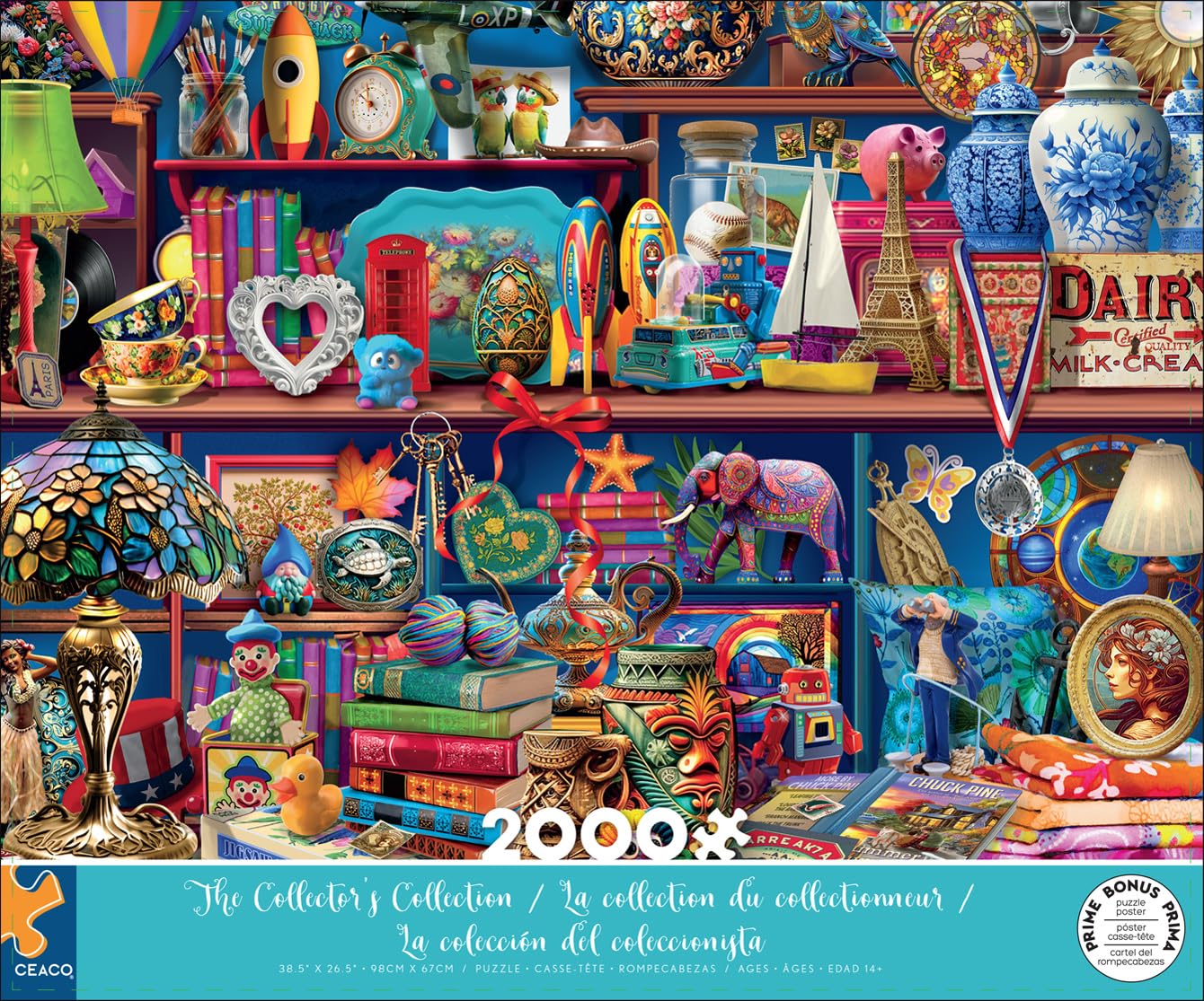 Foto 2 | Rompecabezas Ceaco The Collector's Collection 2000 Piezas - Venta Internacional.